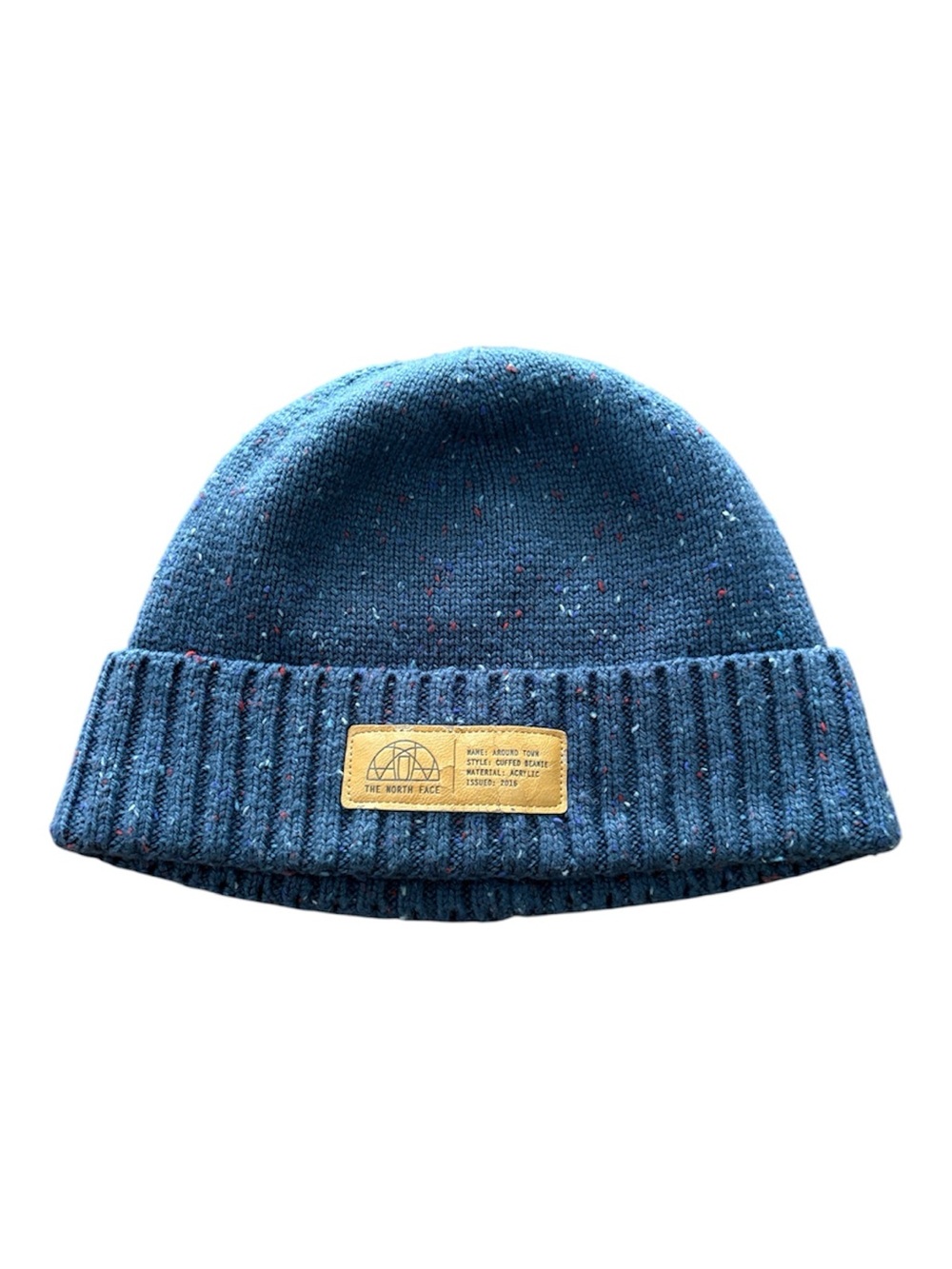 The North Face Around Town Cuffed Beanie Hat Blue Adult OS
